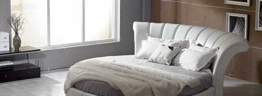 Популарни модели италијанских округлих кревета, како да се не спотакнете на лажњак