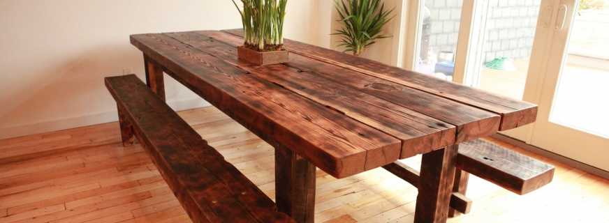 Taller de bricolaje para hacer una mesa de madera.
