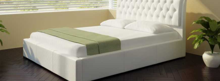 Features of double beds with mattress, their varieties
