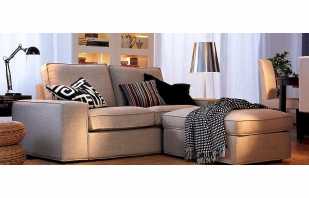 Popularni modeli Ikea sofe, njihove glavne karakteristike