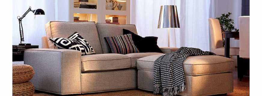 Ikea-sohvien suositut mallit, niiden pääominaisuudet