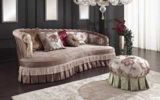 Caratteristiche caratteristiche dei divani ottomani, le loro varietà