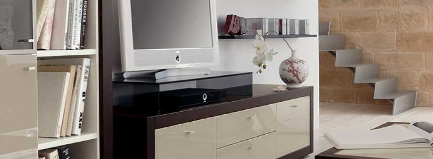 What can be the chest of drawers for TV, an overview of models