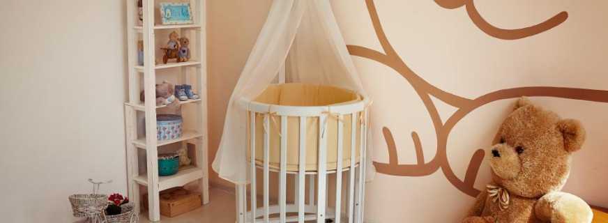 The reason for the popularity of children's round beds, common models with a description