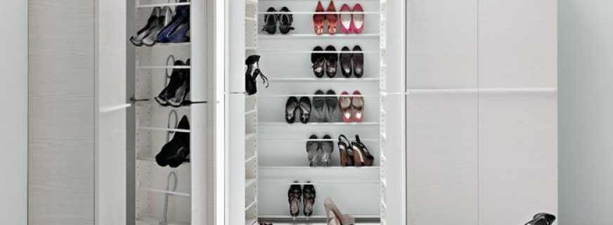 Overview of shoe cabinets for the hallway and important selection criteria