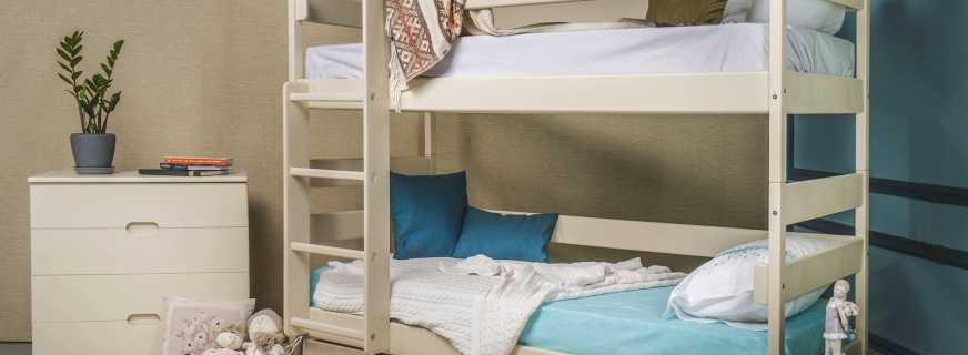 Mikä sänky on parempi valita kahdelle lapselle, suositut mallit
