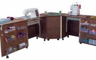 Dikiş masasının fonksiyonel özellikleri, DIY montajı