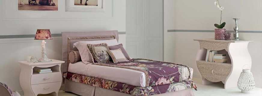Ưu và nhược điểm của giường đơn từ Ý, lựa chọn thiết kế