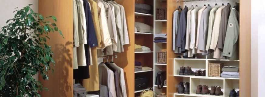 Tipos de vestidores de esquina en el dormitorio, consejos de colocación