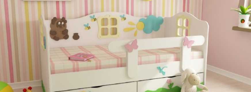 Eine Vielzahl von Kinderbetten mit Stoßstangen, Altersbeschränkungen