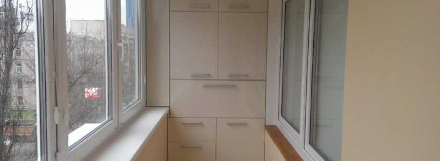 Options for cabinets for the loggia, and important selection criteria