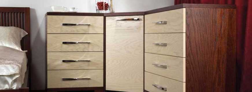 What are corner chests of drawers, pros and cons