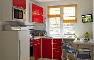 Opciones de muebles para una cocina pequeña y sus características.