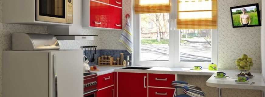 Pienen keittiön huonekalut ja niiden ominaisuudet