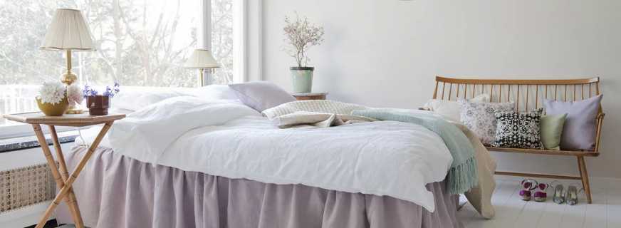 A cosa servono gli spazi vuoti del letto, la varietà di prodotti modello