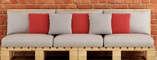 Sebab-sebab populariti sofa dari palet, ciri-ciri mereka