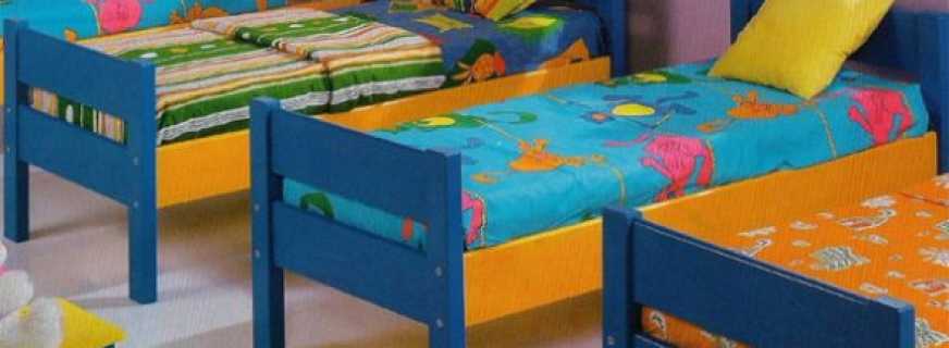 Apakah keperluan untuk katil di tadika, kriteria untuk pilihan yang tepat