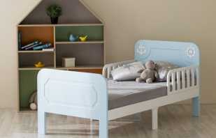 Vinkkejä vauvan sängyn valintaan 3-vuotiailta, suositut tyypit