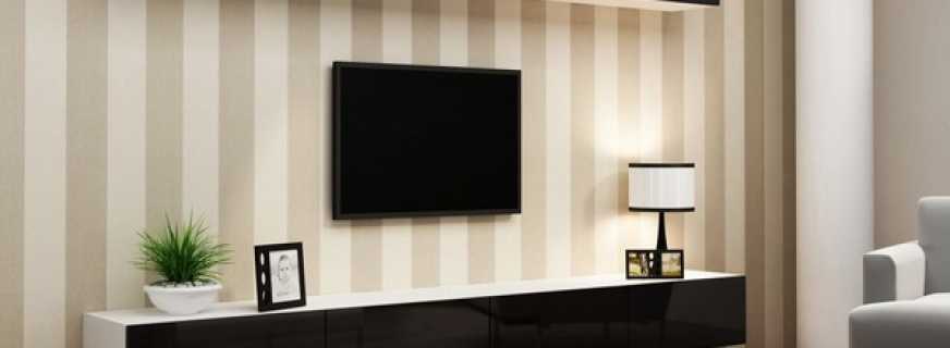 Existing narrow TV stands, model selection