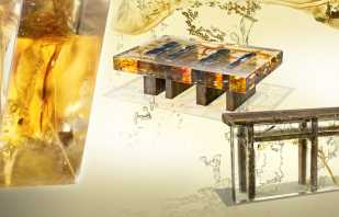 Caratteristiche dei mobili in resina epossidica, una panoramica dei modelli
