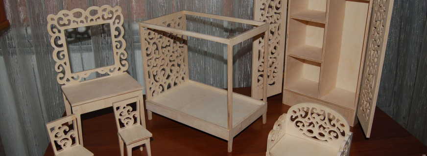 Opcions de mobles de nina, models de fusta contraplacada i com fer-ho