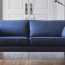 Bagaimana untuk memilih sofa biru untuk pedalaman, kombinasi warna yang berjaya