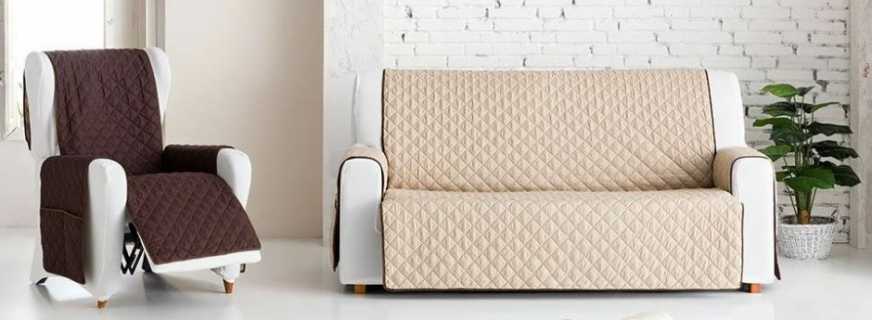 Los mejores materiales para el sofá en el sofá, consejos de cuidado