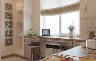 Options for using the window sill table, its advantages