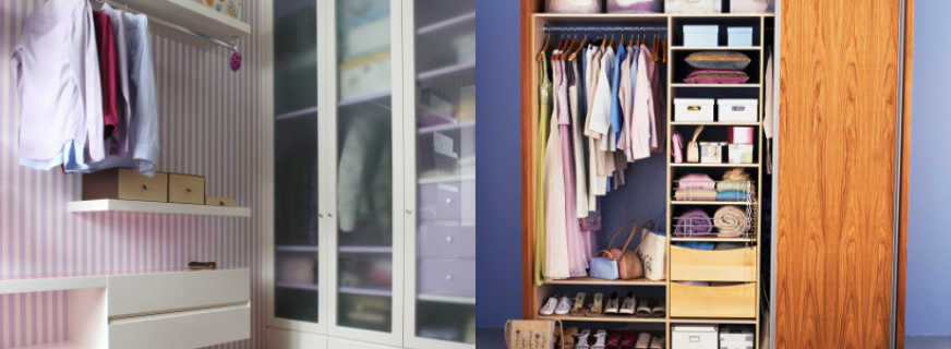Overview of furniture, namely wardrobes for clothes, selection tips