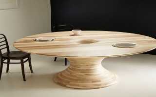 DIY kulaté stoly, užitečné životní hacky
