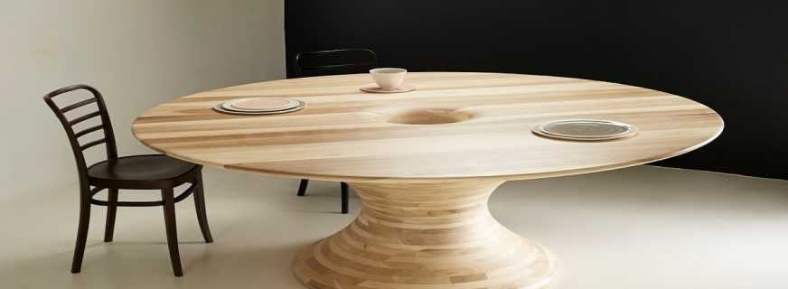 שלבי שולחן עגול DIY, פריצות חיים שימושיים