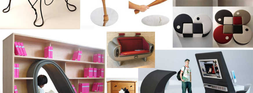 Variants of unusual furniture, designer products