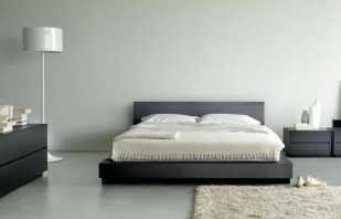 Besonderheiten der Betten im Stil des Minimalismus, wie sie das Interieur verändern