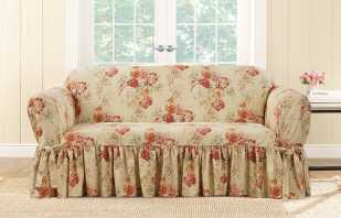 Οδηγίες βήμα προς βήμα για το ράψιμο ενός καλύμματος στον καναπέ με τα χέρια σας