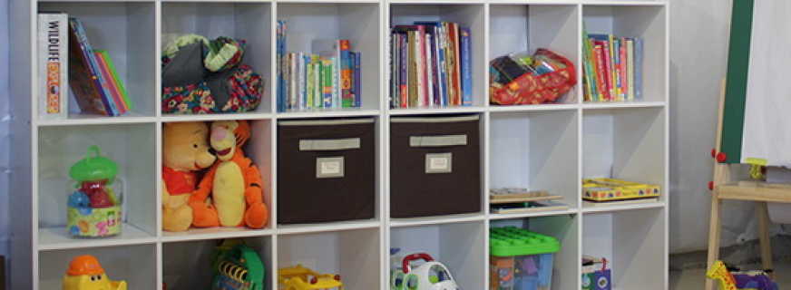 Visão geral de armários para brinquedos para crianças, regras de seleção