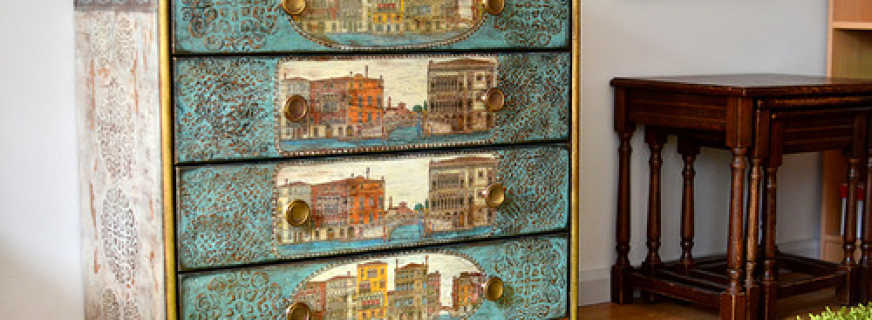 Methods for decoupage chests, recommendations of specialists