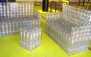 Výroba nábytku pre domácich majstrov z plastových fliaš, jemnosť procesu
