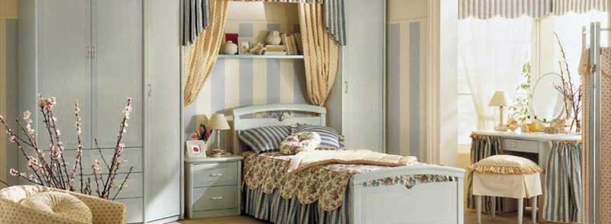 Provence modely nábytku do spálne a dôležité odporúčania
