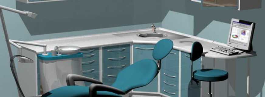 Vlastnosti stomatologického nábytku, kritériá výberu