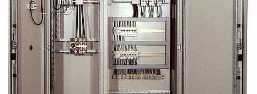 Finalidade do armário de distribuição elétrica, visão geral do modelo