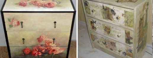 Ako prerobiť starý nábytok vlastnými rukami, ilustratívne príklady pred a po