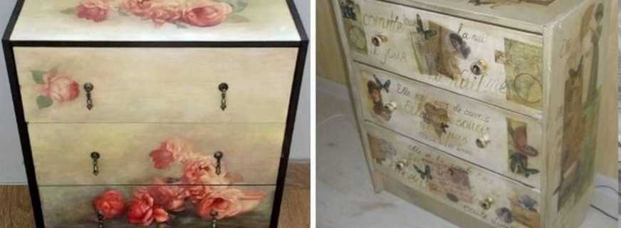 How to remake old furniture with your own hands, illustrative examples before and after