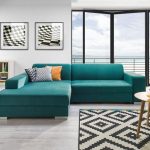 Turquoise sofa