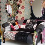 Patchwork style sofa