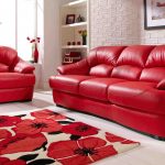 Sofa merah