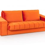 Orange soffa