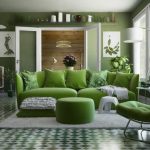 Zelena sofa